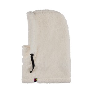 POEDERBAAS Fluffy Balaclava off white