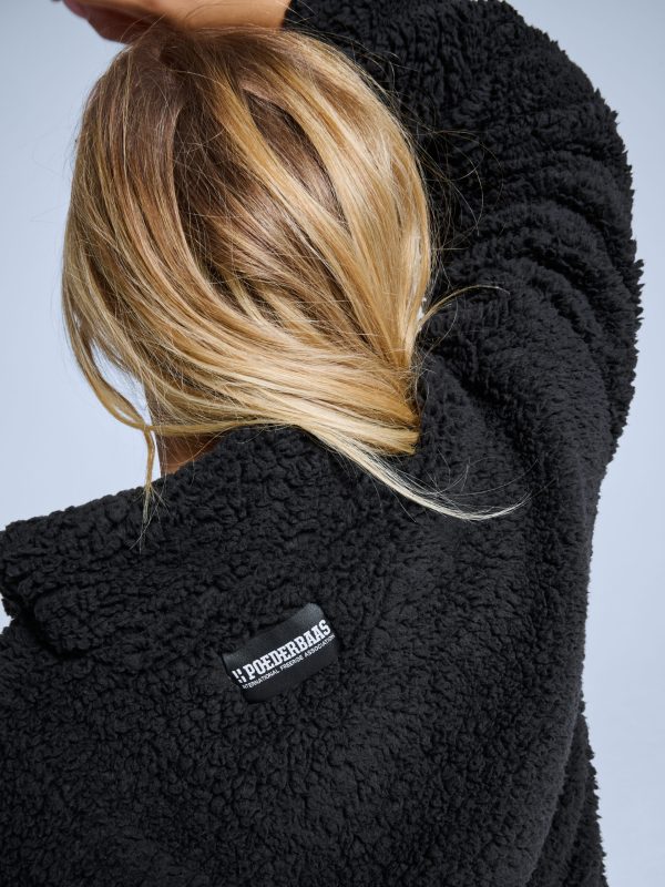 POEDERBAAS Four Seasons Fluffy Jkt Wm blk - Afbeelding 4