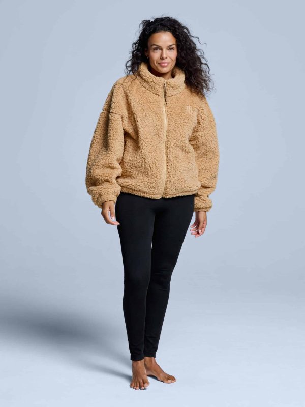 POEDERBAAS Seasns Fluffy Jkt W sand - Afbeelding 2