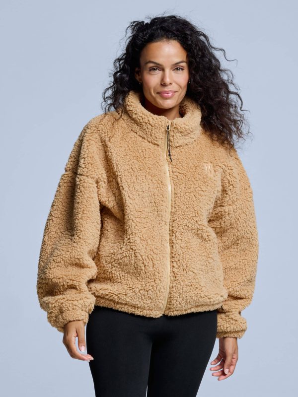 POEDERBAAS Seasns Fluffy Jkt W sand - Afbeelding 3