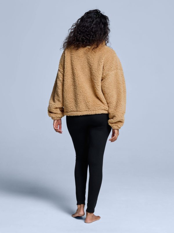 POEDERBAAS Seasns Fluffy Jkt W sand - Afbeelding 4