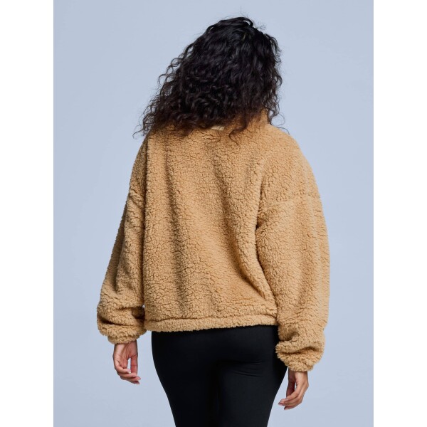 POEDERBAAS Four Seasns Fluffy Jkt W sand - Afbeelding 5