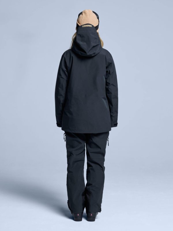 POEDERBAAS Freeride 3L Shell Jckt Wm blck - Afbeelding 4