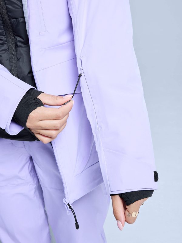 POEDERBAAS Freeride 3L Shell Jckt Wm lila - Afbeelding 5