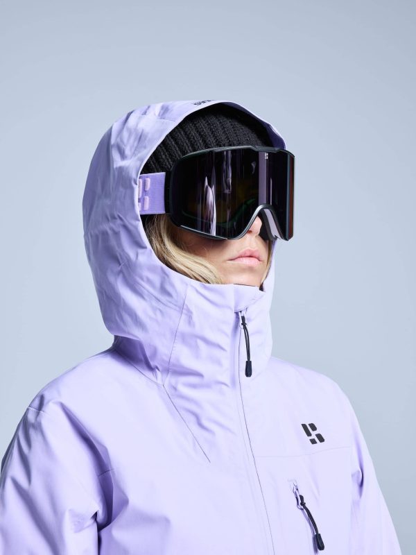 POEDERBAAS Freeride 3L Shell Jckt Wm lila - Afbeelding 4