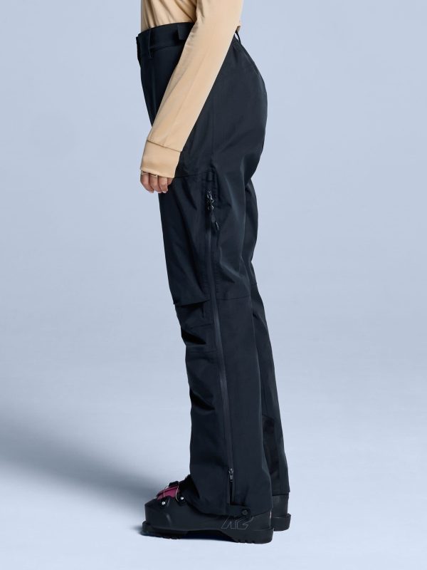 POEDERBAAS Freeride 3L Shell Pant Wm blck - Afbeelding 3