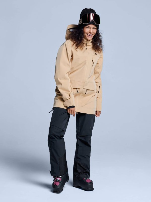 POEDERBAAS Freeride 3L Shell Pant Wm blck - Afbeelding 4