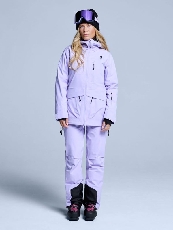 POEDERBAAS Freeride 3L Shell Pant Wm lila - Afbeelding 5