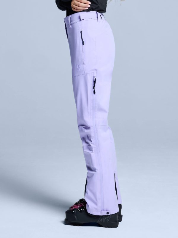 POEDERBAAS Freeride 3L Shell Pant Wm lila - Afbeelding 3
