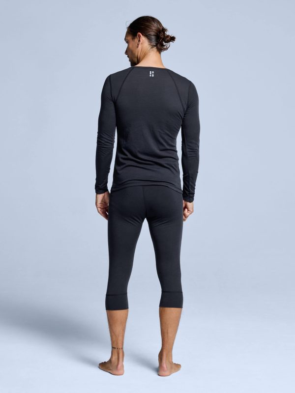 POEDERBAAS Baselayer 3/4 Pnt M blk - Afbeelding 6