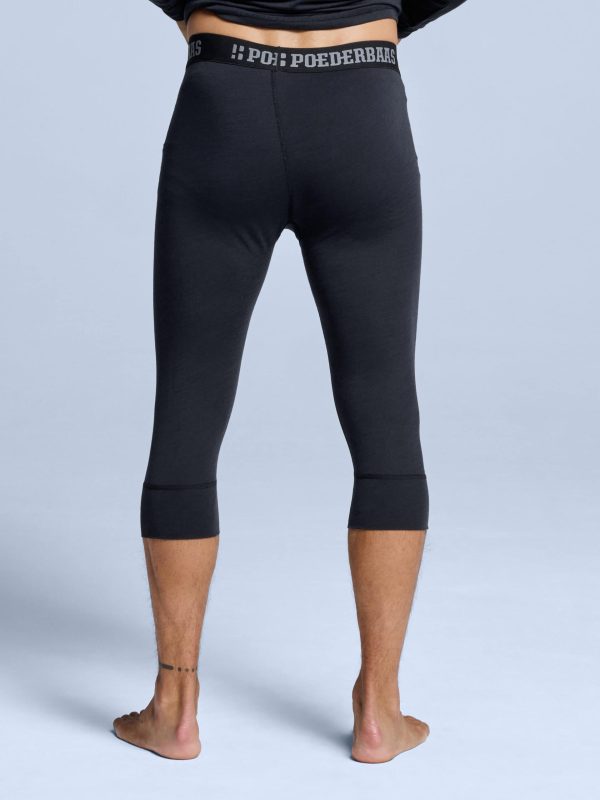 POEDERBAAS Baselayer 3/4 Pnt M blk - Afbeelding 5