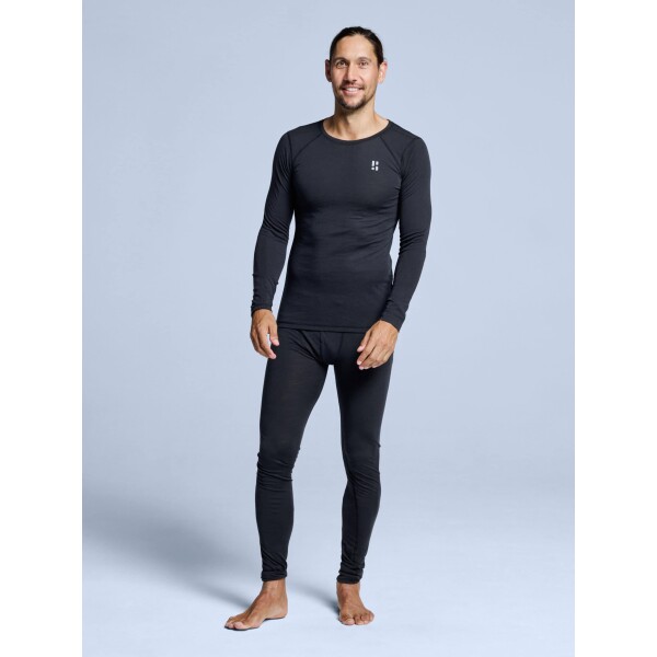 POEDERBAAS Merino Baselayer Pant M blk - Afbeelding 4