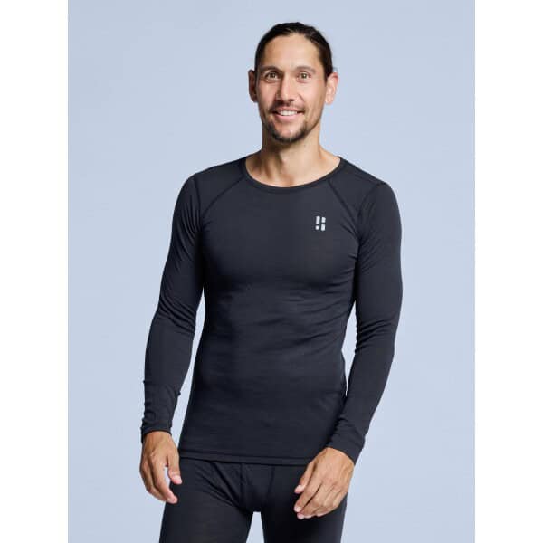 POEDERBAAS Merino Baselayer Shrt M blk - Afbeelding 5