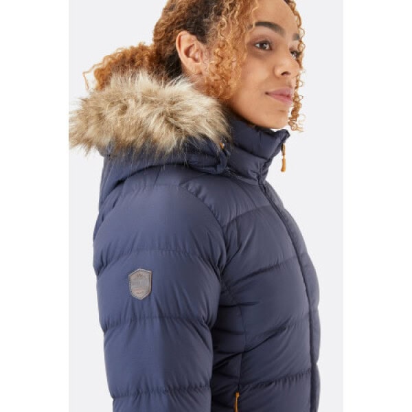RAB Deep cover parka dames staal grijs - Afbeelding 3