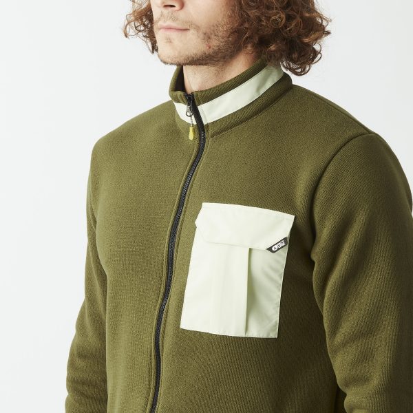 PICTURE Dauwy Fzip Flc tobacco - Afbeelding 6