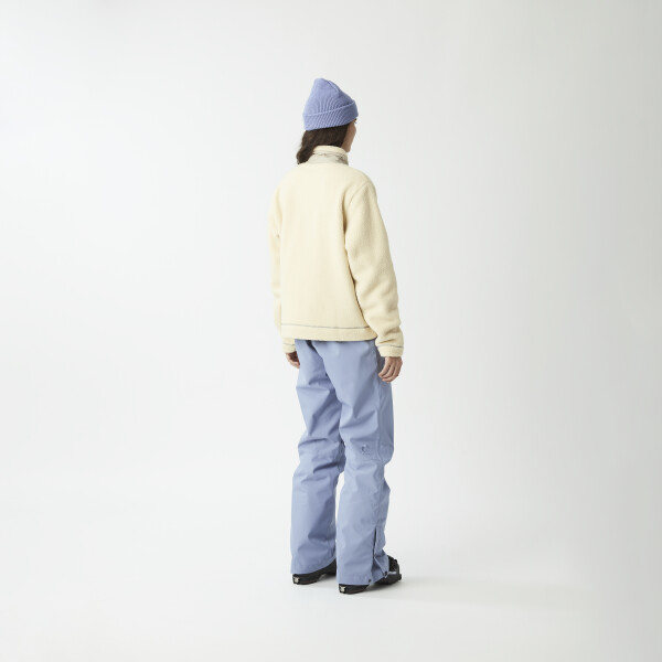 PICTURE Zelkova Zipp Fleece wood ash - Afbeelding 4