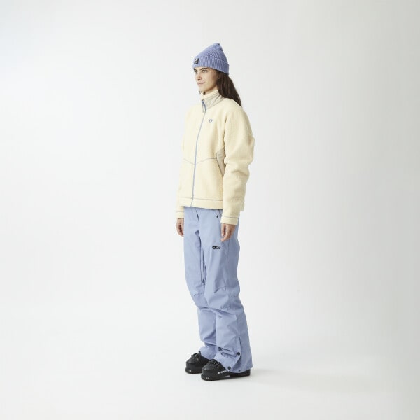 PICTURE Zelkova Zipp Fleece wood ash - Afbeelding 3