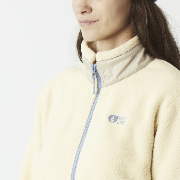PICTURE Zelkova Zipp Fleece wood ash - Afbeelding 7
