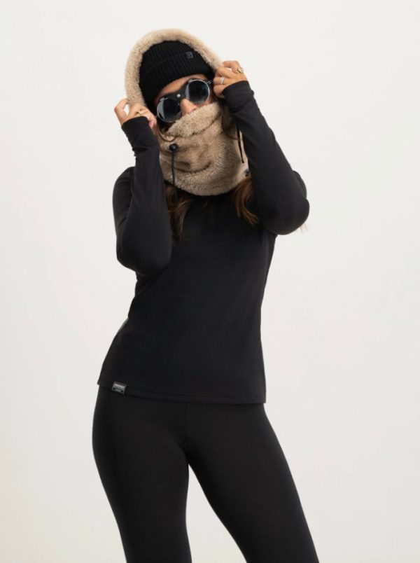 POEDERBAAS Wmn tecn thermo pant black - Afbeelding 2