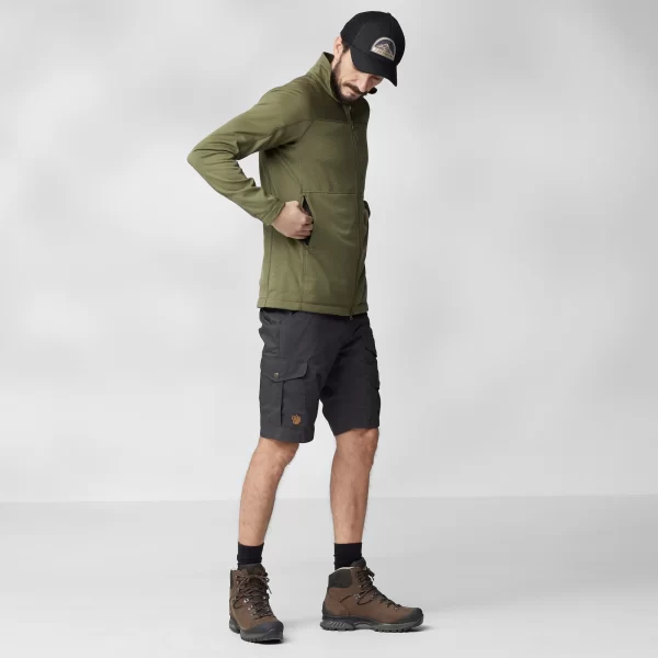 FJALLRAVEN Abisko lite fleece jkt m Green - Afbeelding 3