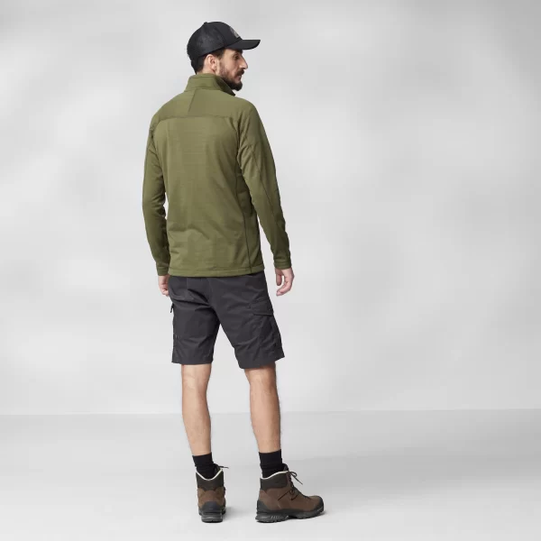 FJALLRAVEN Abisko lite fleece jkt m Green - Afbeelding 4