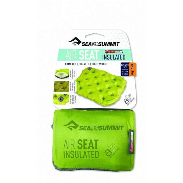 SEA TO SUMMIT Air Seat Insulated Zitkussen | Groen - Afbeelding 4