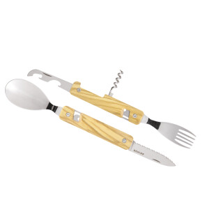 Akinod Multifunc.Cutlery olive wood