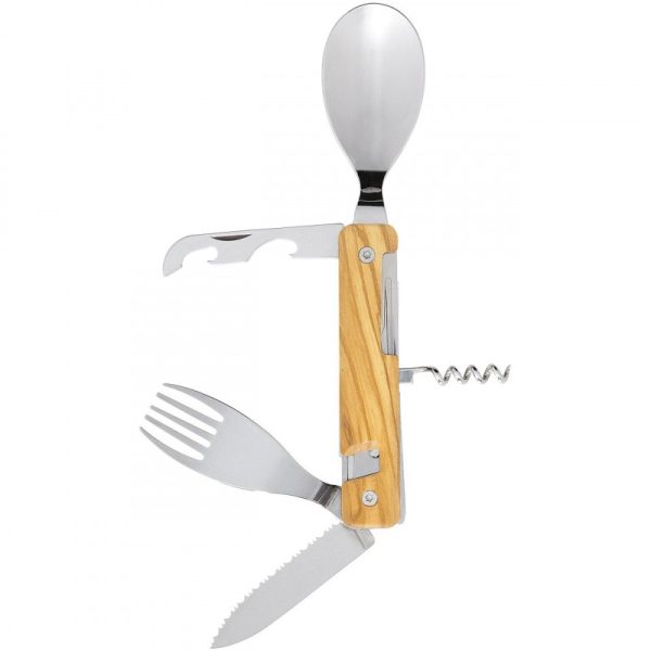 Akinod Multifunc.Cutlery olive wood - Afbeelding 2