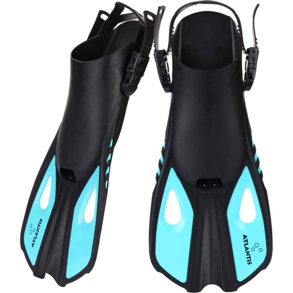 Atlantis Snapper Zwemvliezen U | Black/Turquoise - Afbeelding 2