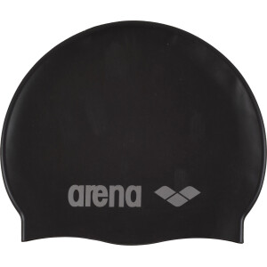 Arena Classic Silicone Badmuts | Black Silver