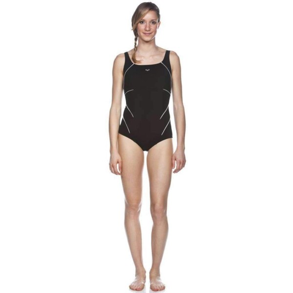 ARENA Jewel One Piece C Cup Badpak W | Black/White - Afbeelding 2