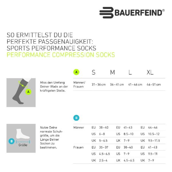 BAUERFEIND Outdoor performance Men 44-46 - Afbeelding 2
