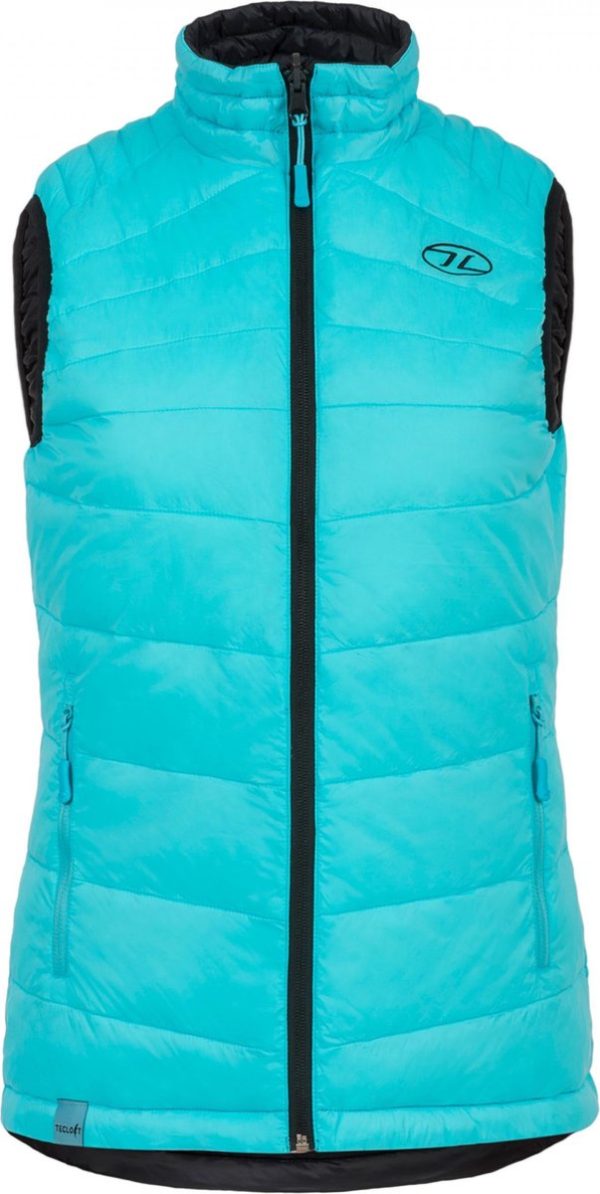 HIGHLANDER Ladies Reversible Gilet bk/tur - Afbeelding 2