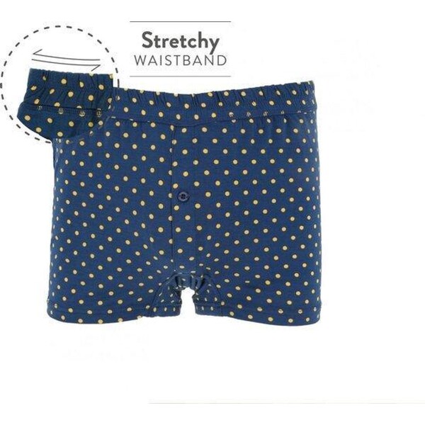 Bundies Boxer short - Blauw met stip - Afbeelding 2