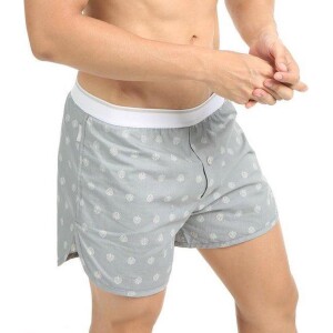 Bundies Boxer Woven Grijs