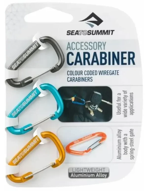 SEA TO SUMMIT accesoire mini carabiner 3set - Afbeelding 2
