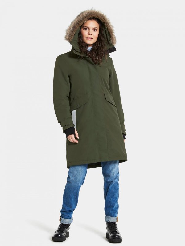 DIDRIKSONS Erika w parka 3 groen - Afbeelding 2