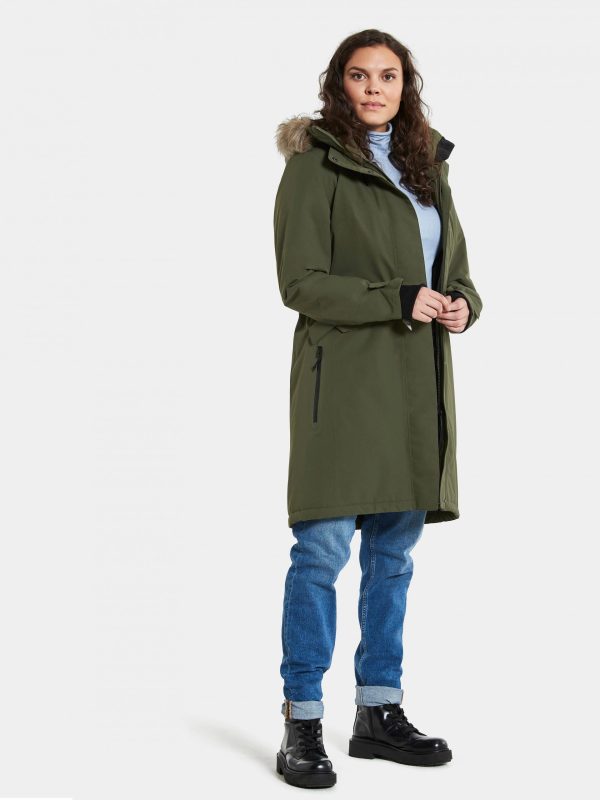 DIDRIKSONS Erika w parka 3 groen - Afbeelding 3