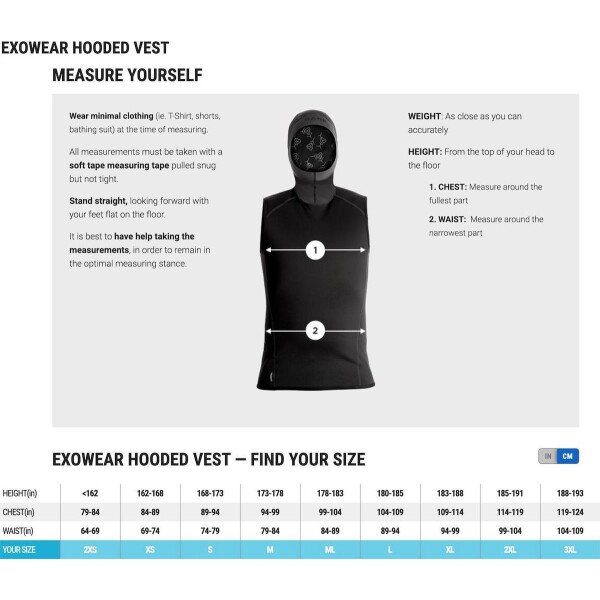 BARE Exowear Vest black unisex - Afbeelding 2
