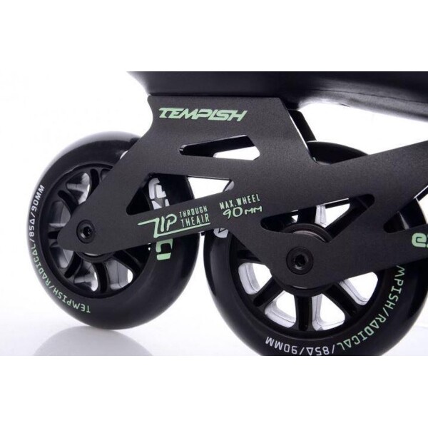 TEMPISH Ezza 90 inlineskate - zwart-groen - Afbeelding 2