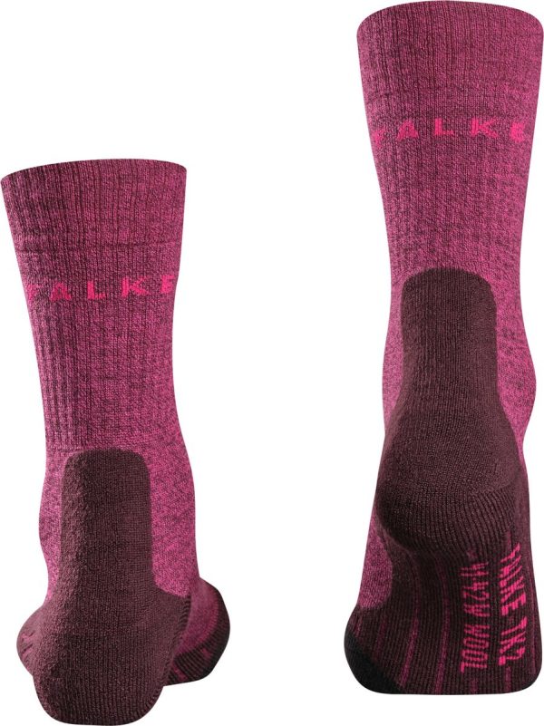 FALKE ESS TK2 Explore Wool W burgundy - Afbeelding 2