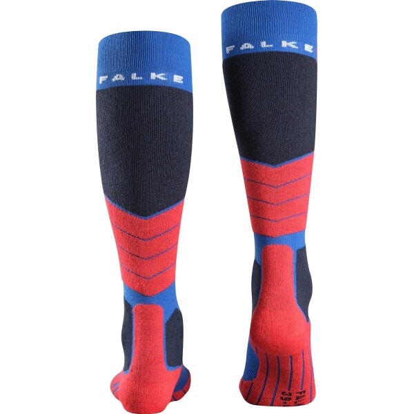 FALKE SK2 Intermediate Wintersportsokken U | Blauw/Rood - Afbeelding 2
