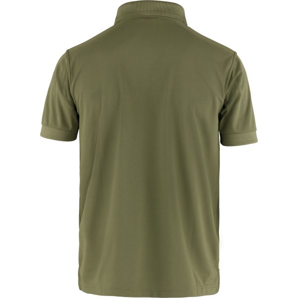 FJALLRAVEN Crowley Pique Shirt M l olive - Afbeelding 2