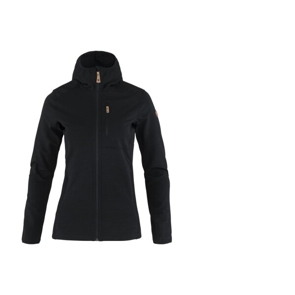 Fjällräven Keb Fleece Hoody W | Black - Afbeelding 2