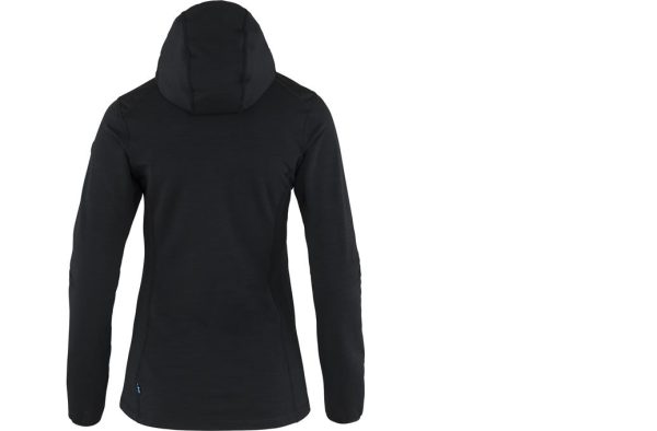 FJALLRAVEN Keb fleece hoody W black - Afbeelding 3