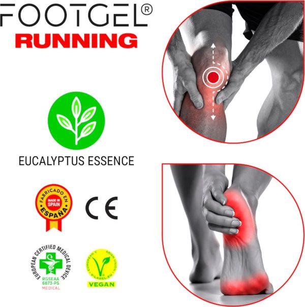 Footgel Inlegzool Running eucalipto - Afbeelding 3