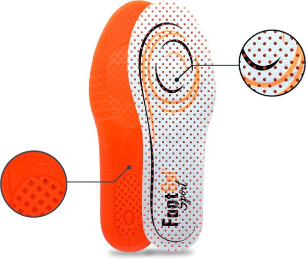 Footgel Inlegzool Multisport Orange ge - Afbeelding 2