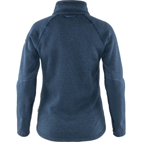 FJALLRAVEN Övik fleece zip sw w navy - Afbeelding 2