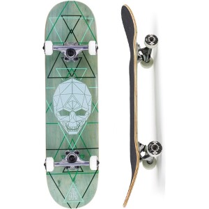 Enuff Skateboard - Geoskull Green