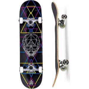Enuff Skateboard - Geoskull Black